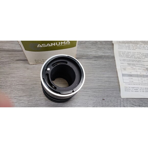 Asanuma Auto Extension Tube Tube Set To Fit Canon FD Mount - Picture 4 of 9